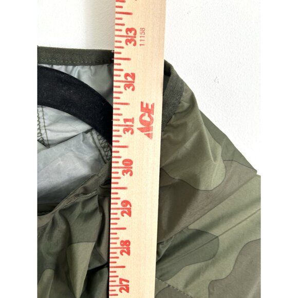 Men's Green Camo Print XXL Packable lightweight Jacket - All in Motion hooded - Picture 6 of 16